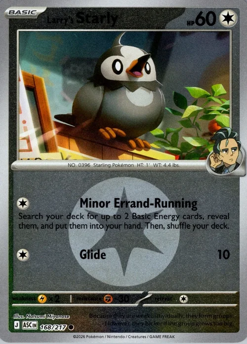 Larry's Starly — Ascended Heroes - Energy Reverse Holo
