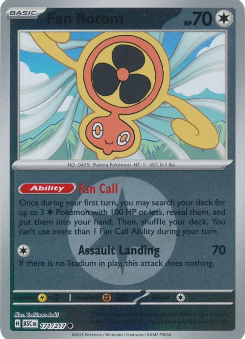 Fan Rotom — Ascended Heroes - Energy Reverse Holo