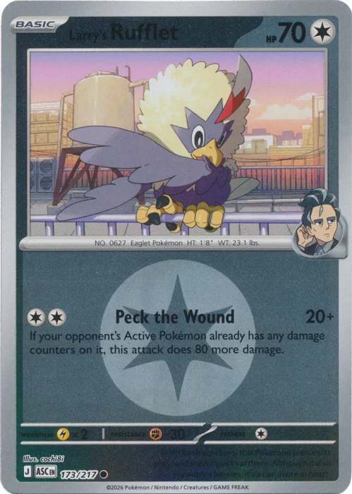 Larry's Rufflet — Ascended Heroes - Energy Reverse Holo
