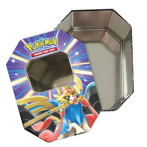 Slashing Legends Tins: Zacian ex Empty Tin — Scarlet & Violet Products