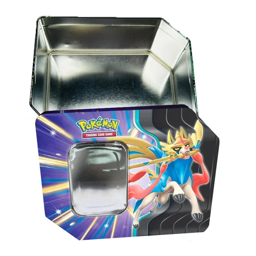 Slashing Legends Tins: Zacian ex Empty Tin — Scarlet & Violet Products