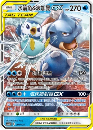 Blastoise & Piplup GX — CSMPeC: Battle Party Combo | Water Deck