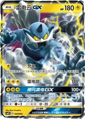 Thundurus GX — CSMPiC: Battle Party Set Reward Pack