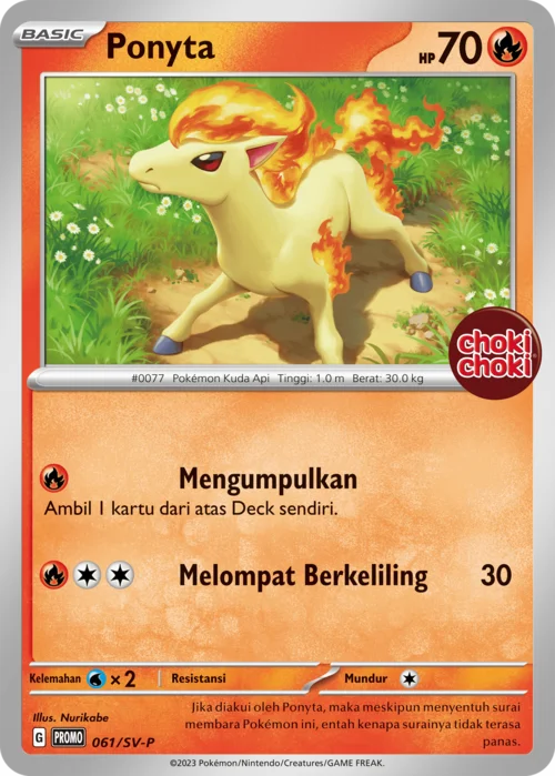 Ponyta — Scarlet & Violet Indonesian Promos