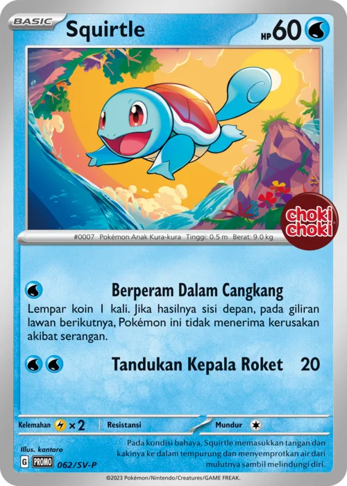 Squirtle — Scarlet & Violet Indonesian Promos