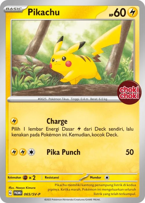 Pikachu — Scarlet & Violet Indonesian Promos