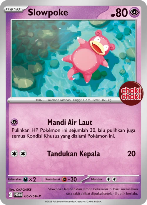Slowpoke — Scarlet & Violet Indonesian Promos