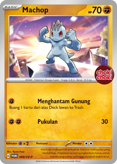 Machop — Scarlet & Violet Indonesian Promos