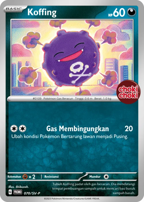 Koffing — Scarlet & Violet Indonesian Promos