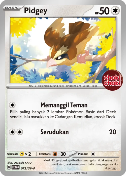Pidgey — Scarlet & Violet Indonesian Promos