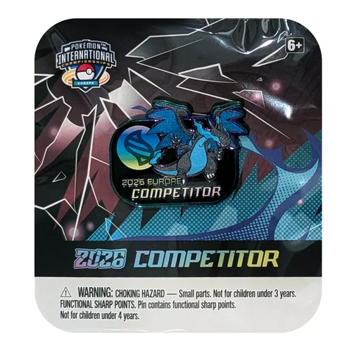 EUIC 2026 Mega Charizard X Competitor Pin — League Promos