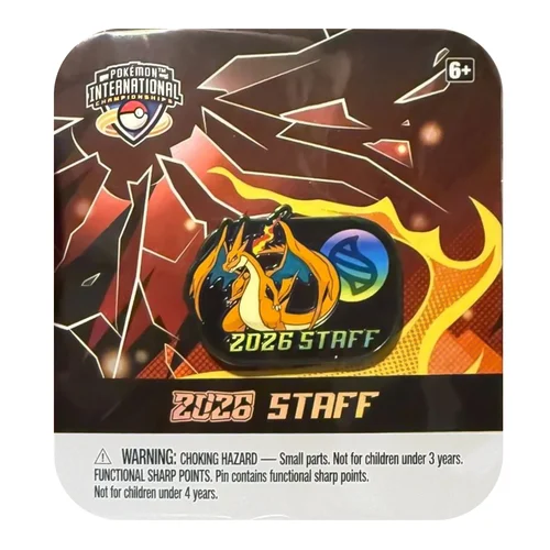 EUIC 2026 Mega Charizard Y Staff Pin — League Promos