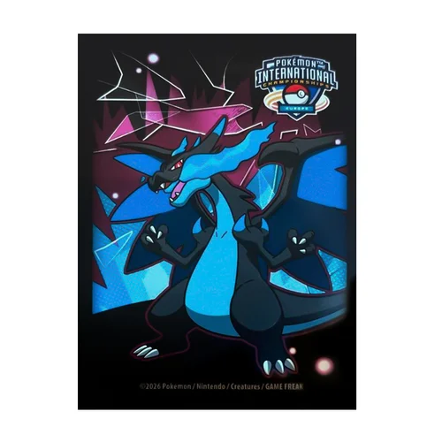 65 EUIC 2026 Mega Charizard X Sleeves — League Promos