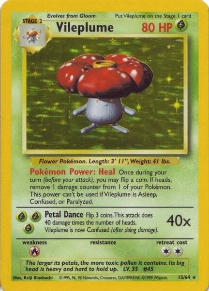 Vileplume — Pokémon Misprints