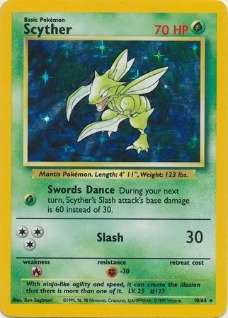 Scyther — Pokémon Misprints