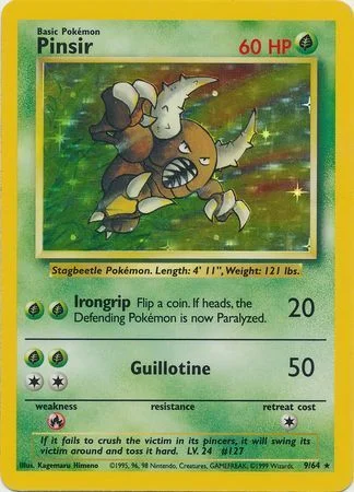 Pinsir — Pokémon Misprints