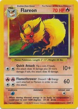 Flareon — Pokémon Misprints