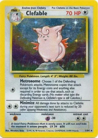 Clefable — Pokémon Misprints