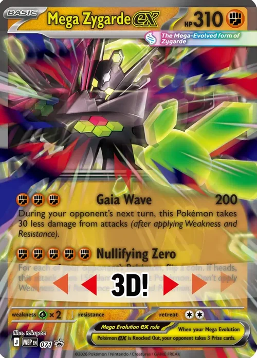 Mega Zygarde ex — MEP Black Star Promos