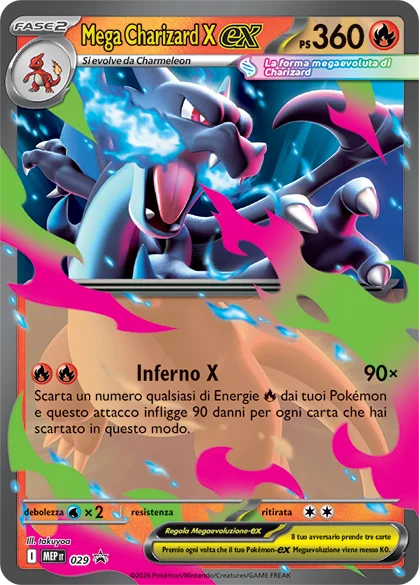 Mega Charizard X ex — MEP Black Star Promos