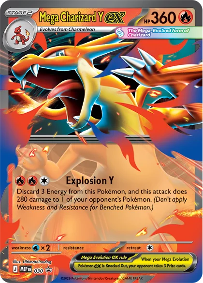 Mega Charizard Y ex — MEP Black Star Promos