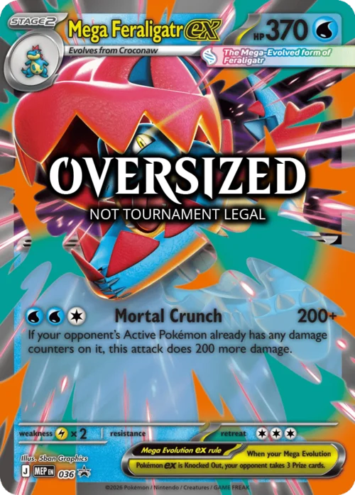 Mega Feraligatr ex — MEP Black Star Promos
