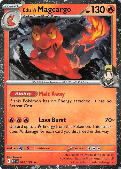 Ethan's Magcargo — Theme Deck & Blisters Exclusives