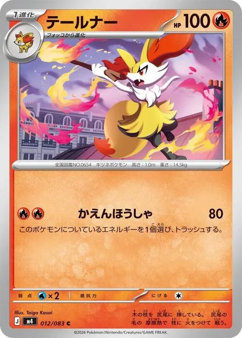 Braixen — Ninja Spinner