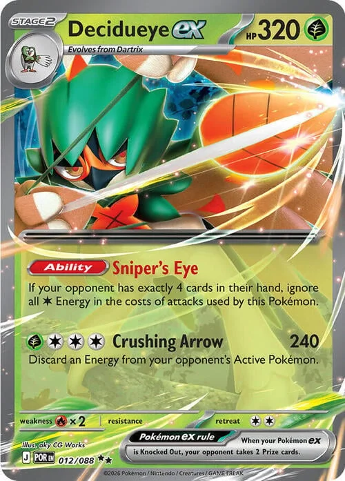 Decidueye ex — Perfect Order