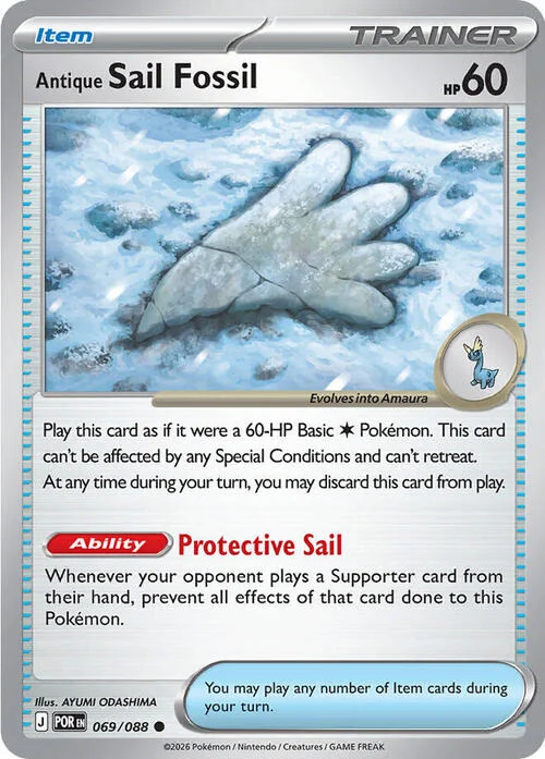 Antique Sail Fossil — Perfect Order