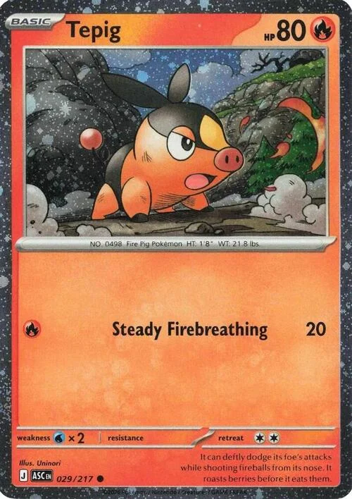 Tepig — Theme Deck & Blisters Exclusives
