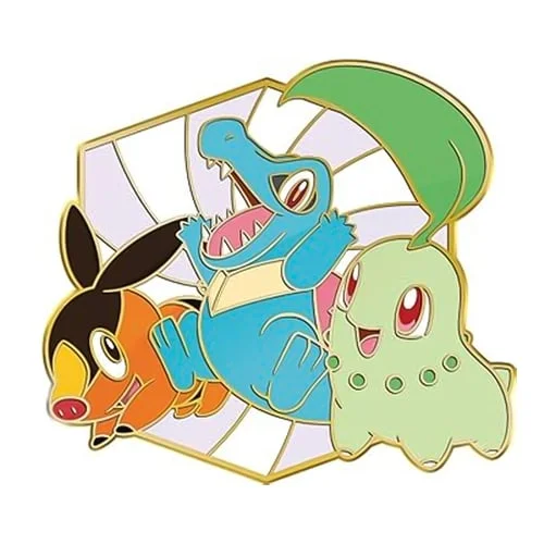 Ascended Heroes: Tepig, Totodile & Chikorita Pin — Ascended Heroes