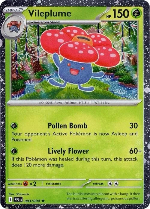 Vileplume — Theme Deck & Blisters Exclusives