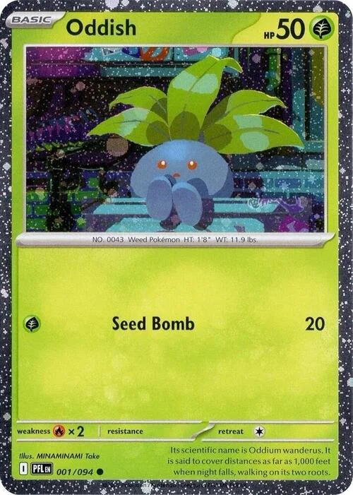 Oddish — Theme Deck & Blisters Exclusives