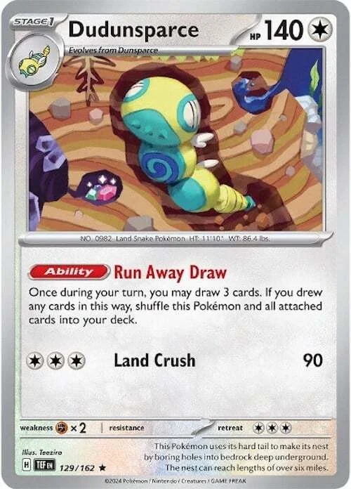 Dudunsparce — Theme Deck & Blisters Exclusives