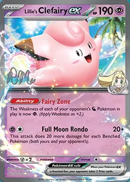 Lillie's Clefairy ex — World Championship Decks 2025