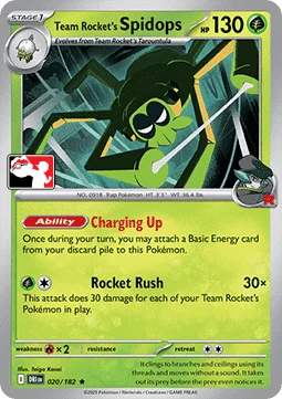 Team Rocket's Spidops — Play! Pokémon Prize Pack Series