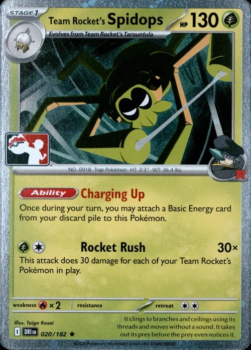 Team Rocket's Spidops — Play! Pokémon Prize Pack Series