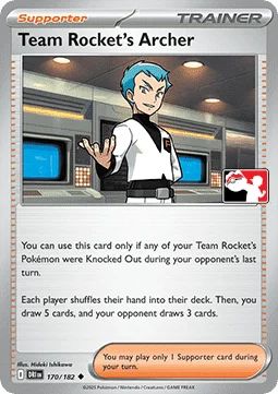 Team Rocket's Archer — Play! Pokémon Prize Pack Series