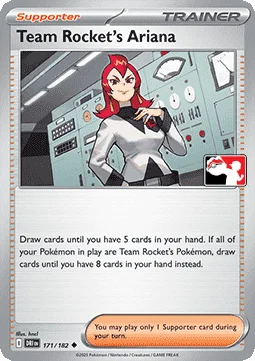 Team Rocket's Ariana — Play! Pokémon Prize Pack Series