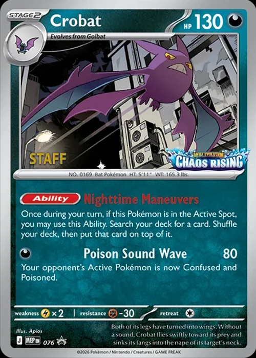 Crobat — MEP Black Star Promos