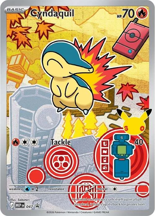 Cyndaquil — MEP Black Star Promos