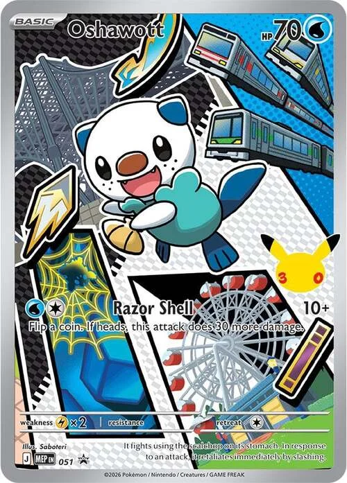 Oshawott — MEP Black Star Promos