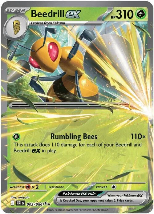 Beedrill ex — Chaos Rising