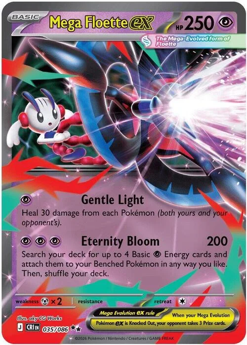 Mega Floette ex — Chaos Rising