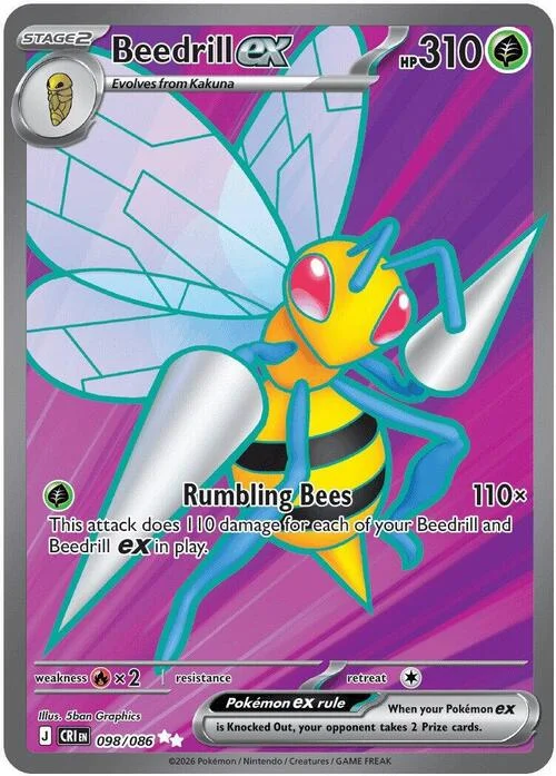 Beedrill ex — Chaos Rising