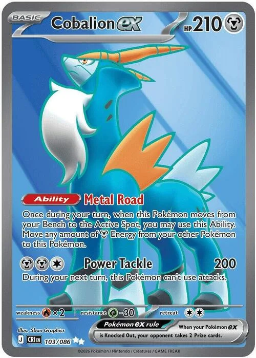 Cobalion ex — Chaos Rising