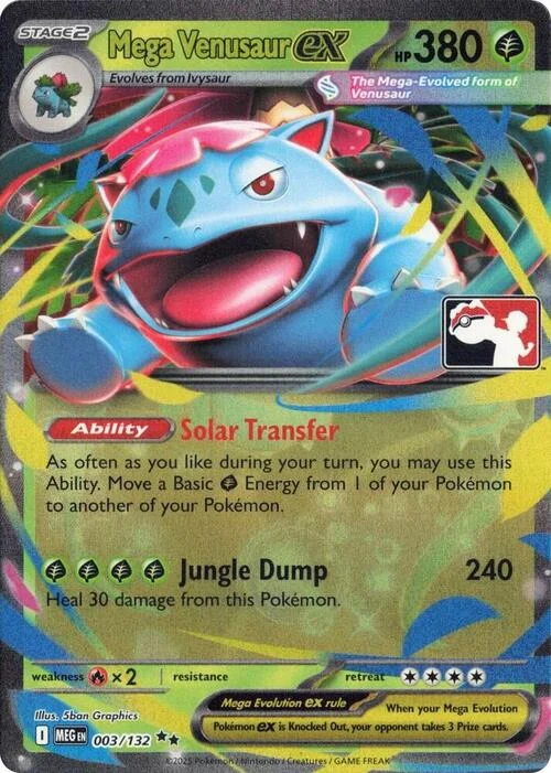 Mega Venusaur ex — Play! Pokémon Prize Pack Series