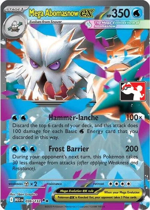 Mega Abomasnow ex — Play! Pokémon Prize Pack Series