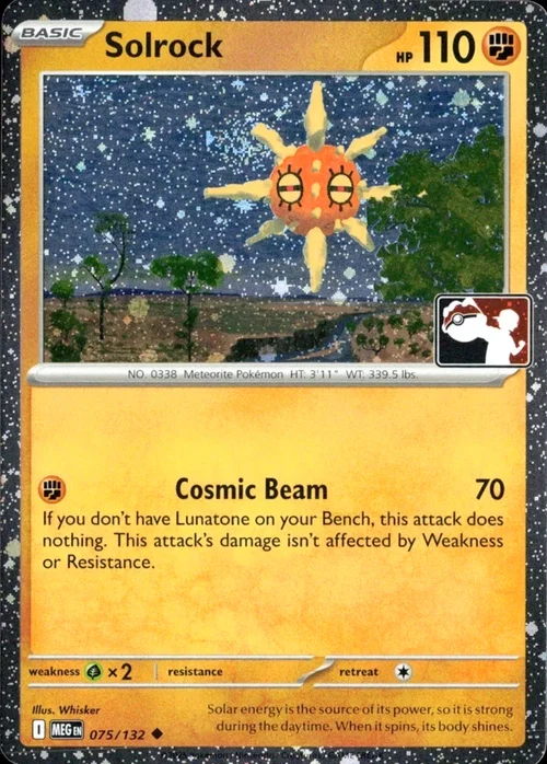 Solrock — Play! Pokémon Prize Pack Series